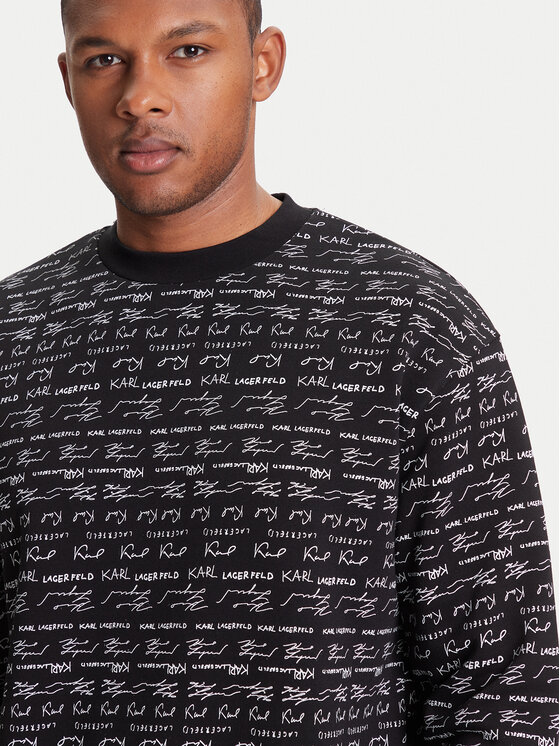 KARL LAGERFELD KARL LAGERFELD Sweatshirt 705109 553910 Schwarz Regular Fit