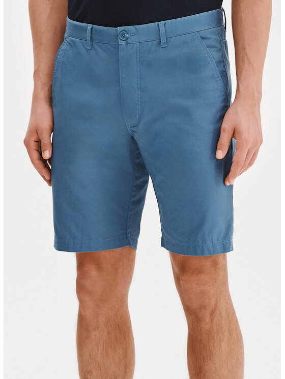 Pako Lorente Pako Lorente Szorty materiałowe P25SN-WS-007 Niebieski Classic Fit