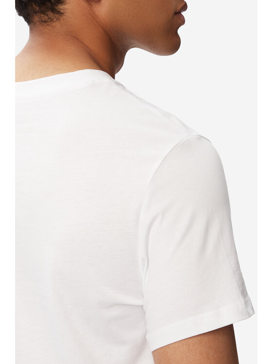 4F 4F T-Shirt 4FWMM00TTSHM2257-10S Biały Regular Fit