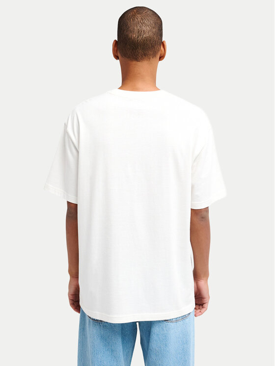 RVCA RVCA Majica Americana Pocket EVYZT00127 Bela Relaxed Fit