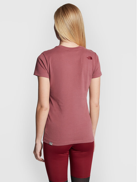 T-shirt Premium NF0A7X23 Bordeaux Regular Fit