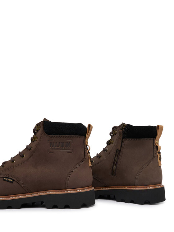 Palladium Palladium Auliniai batai Trooperlite Grit Zip 04985-249-M Tamsiai ruda