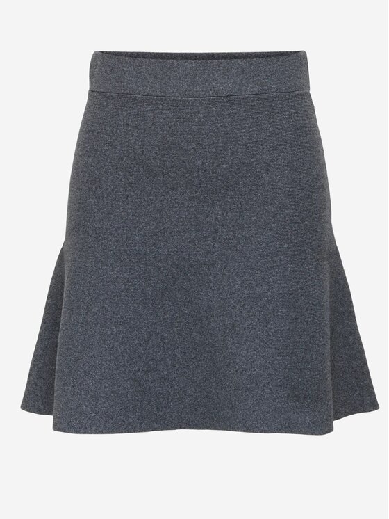 ONLY ONLY Gonna Onllama life skater skirt Grigio Regular Fit