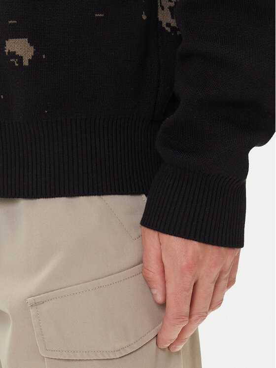 G-Star Raw G-Star Raw Megztinis Sprayed 89 D27772-D488 Juoda Relaxed Fit