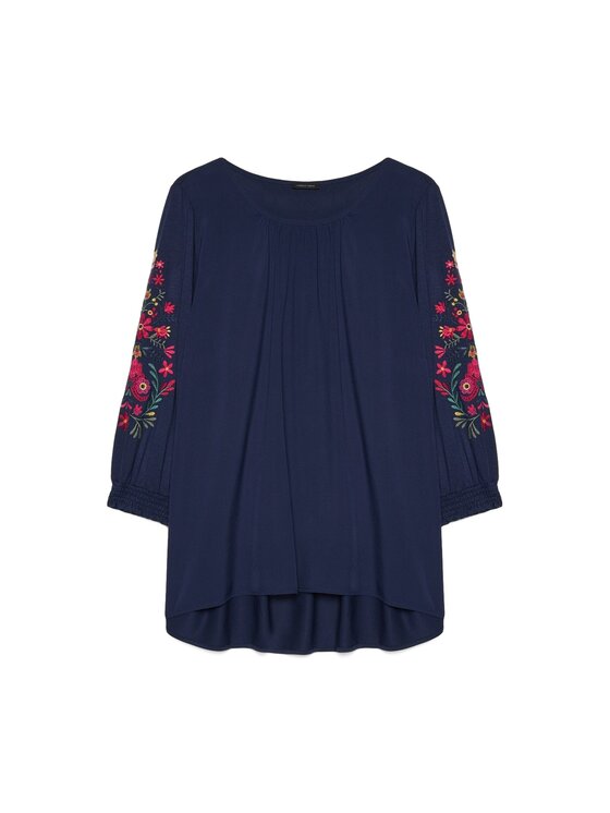 Fiorella Rubino Fiorella Rubino T-shirt G09TL009128N034 Blu Regular Fit