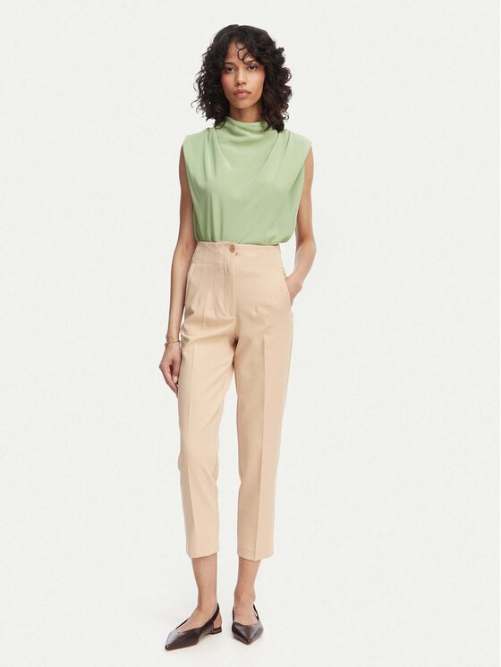 ACCESS FASHION ACCESS FASHION Medžiaginės kelnės 63-5132-135 Smėlio Regular Fit