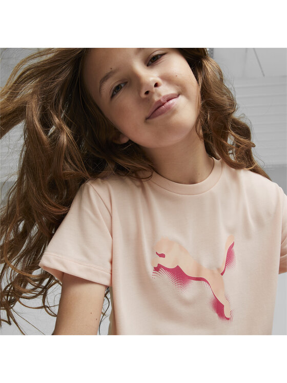 Puma Puma T-Shirt 673474 Różowy Regular Fit
