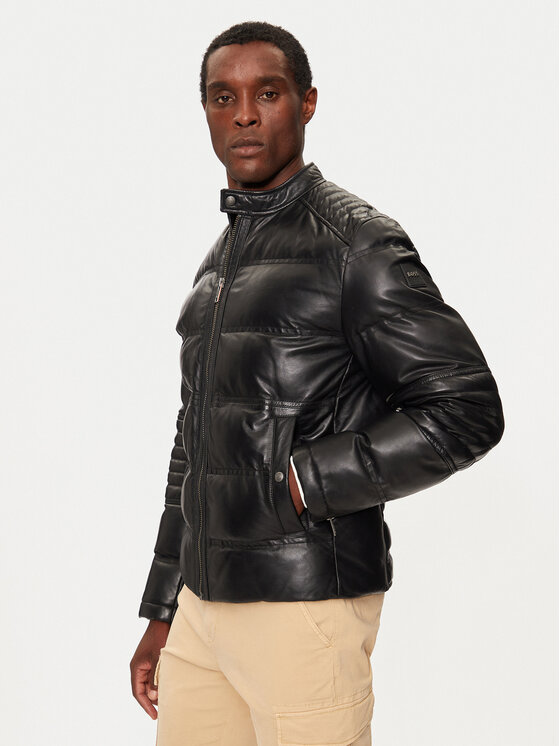 Lederjacke Jacken Hugo Boss Herren Leather Jacket Jacken Herren
