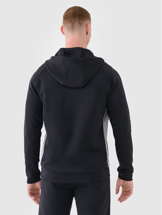 4F 4F Felpa tecnica 4FWSS25TFSWM513-20S Nero Regular Fit