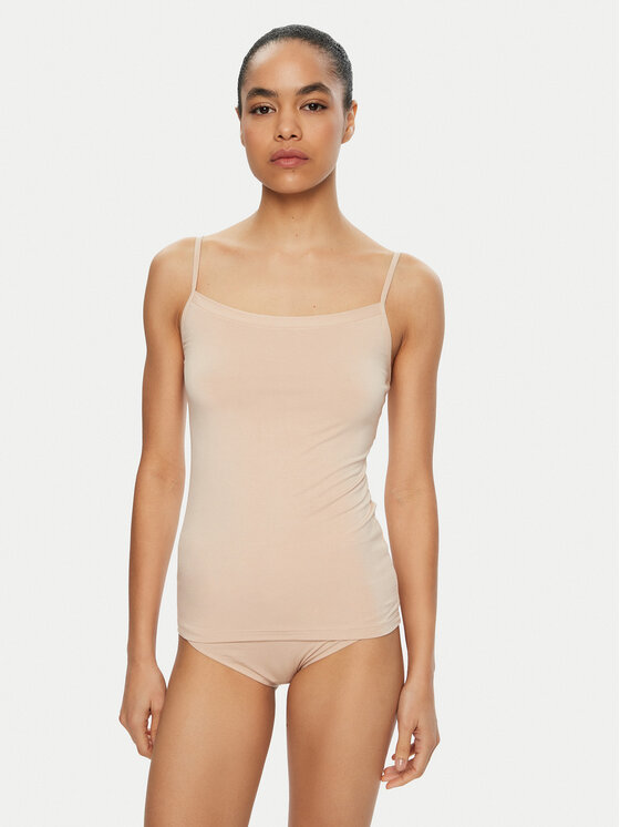 Triumph Top Sense Of Modal 10224795 Béžová Slim Fit