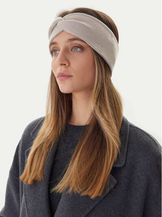 Calvin Klein Calvin Klein Textilní čelenka Fine LV04F8019G Béžová