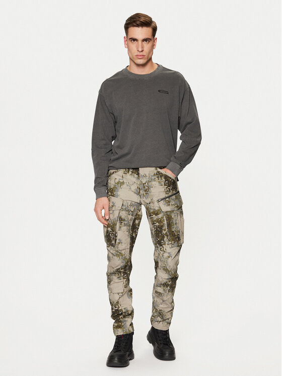 G-Star Raw G-Star Raw Majica dugih rukava D25163 B564 Siva Loose Fit