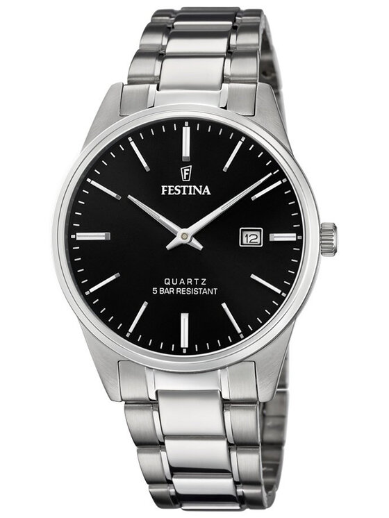 Festina Festina Zegarek F20511/4 Srebrny