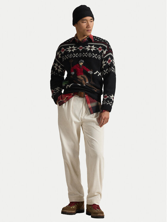 Polo Ralph Lauren Polo Ralph Lauren Džemperis 710982259001 Melns Regular Fit