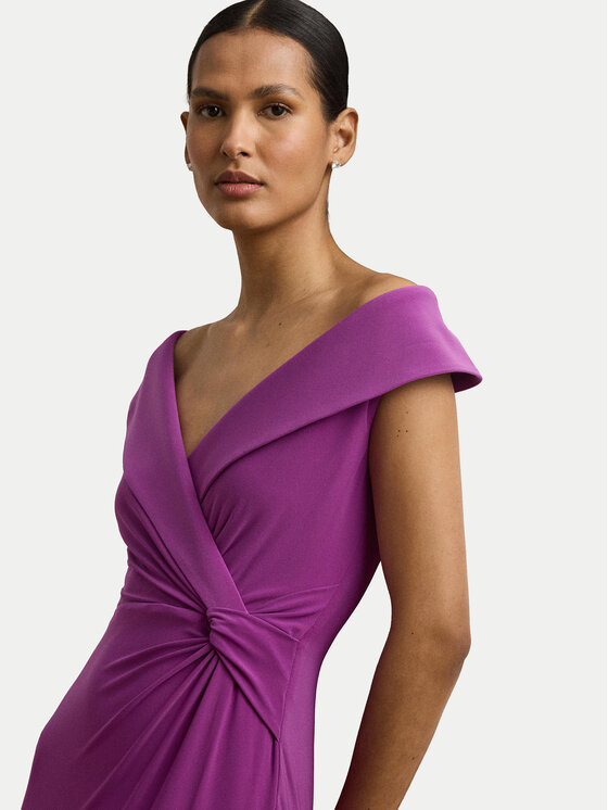 LAUREN RALPH LAUREN LAUREN RALPH LAUREN Večernja haljina 253863940025 Ljubičasta Slim Fit
