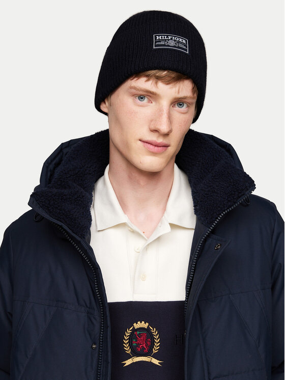 Tommy Hilfiger Tommy Hilfiger Mütze Monotype AM0AM12889 Dunkelblau