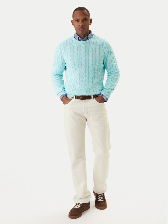 Polo Ralph Lauren Polo Ralph Lauren Kampsun 710775885547 Türkiissinine Regular Fit