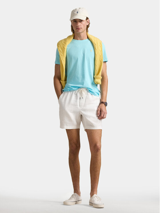 Polo Ralph Lauren Polo Ralph Lauren T-Shirt 710671438407 Světle modrá Slim Fit