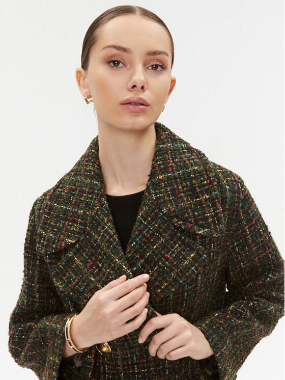 Luisa Spagnoli Luisa Spagnoli Płaszcz przejściowy Scellino 540182 Khaki Regular Fit