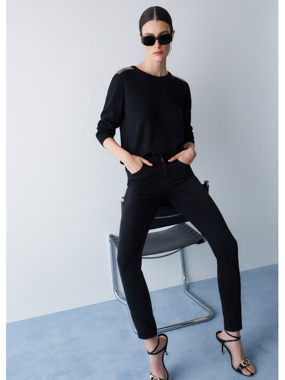 Liu Jo Liu Jo Maglione TA6043MS59L22222 Nero Regular Fit