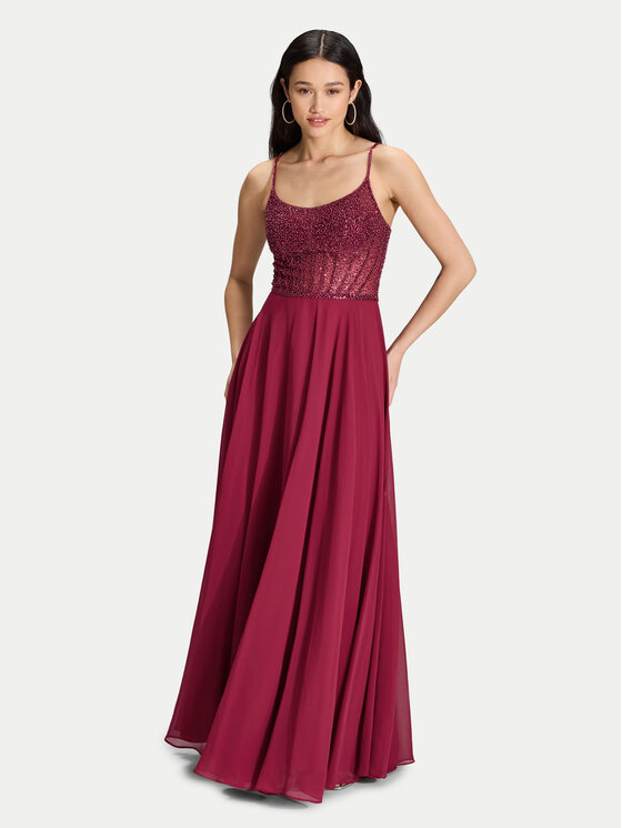 Hey Kyla Hey Kyla Rochie de seară 5AK023HK Vișiniu Regular Fit
