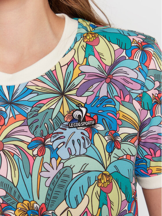 Le Coq Sportif T shirt LEONA ROSE 2220674 Multicolore Regular Fit Modivo