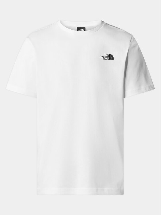 The North Face The North Face T-Shirt Redbox NF0A87NP Biały Regular Fit