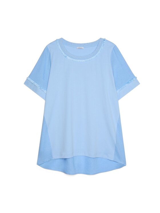 Fiorella Rubino Fiorella Rubino T-shirt G0AOL009171N004 Turchese Over Fit