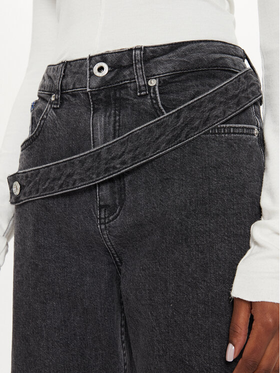 Karl Lagerfeld Jeans Karl Lagerfeld Jeans Blugi 245J1112 Gri Straight Fit