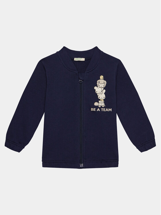 United Colors Of Benetton United Colors Of Benetton Trenirka 3J70AK00G Mornarsko modra Regular Fit