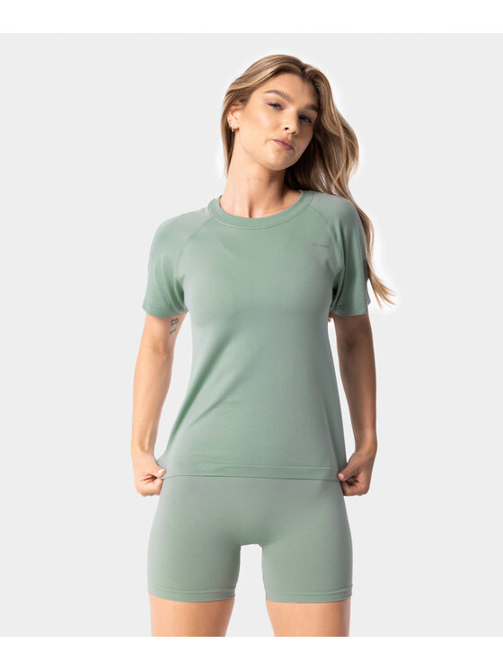 Carpatree Carpatree Koszulka techniczna Simply Top Zielony Fitted Fit