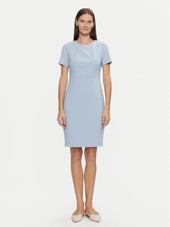 Tatuum Tatuum Kleid für den Alltag Warti T2417.196B Himmelblau Regular Fit