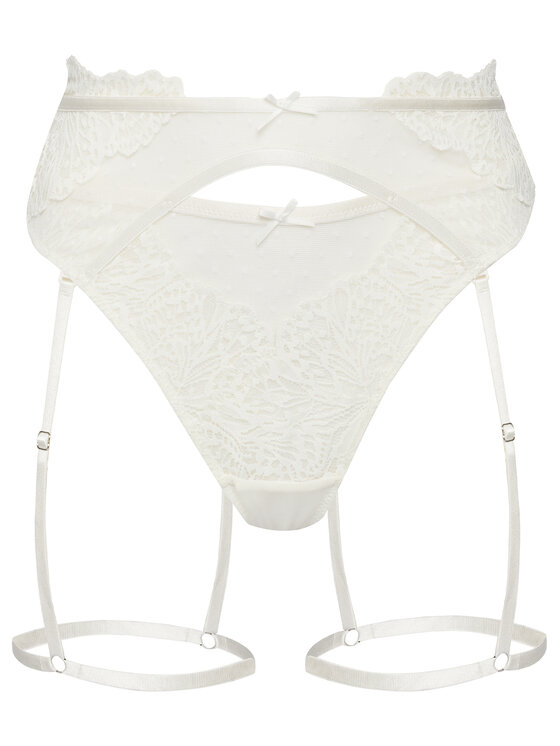 Hunkemöller Hunkemöller Kalhotky string 302384 Écru