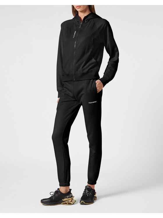 Plein Sport Plein Sport Bluza 13131 Czarny Regular Fit