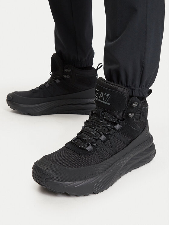 EA7 Emporio Armani EA7 Emporio Armani Tenisice Stivale 7X000299 AF18450 MZ042 Crna
