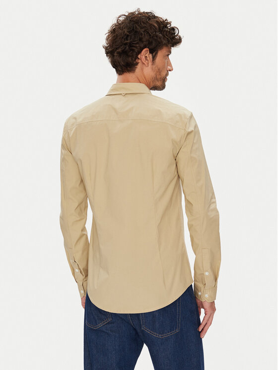 Tommy Jeans Tommy Jeans Srajca Original DM0DM04405 Bež Slim Fit