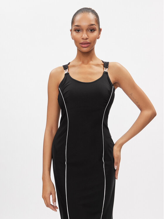 Liu Jo Sport Liu Jo Sport Sukienka codzienna TA4140 J7912 Czarny Slim Fit