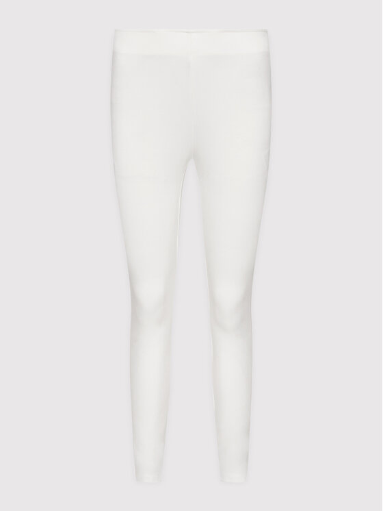 DKNY DKNY Legingi P0RK8CMD Balts Slim Fit