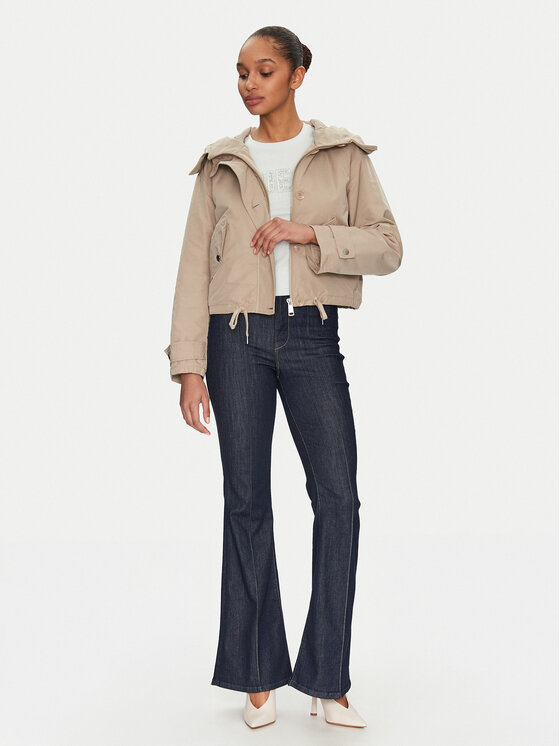 Guess Guess Átmeneti kabát W5RL13 WGWD2 Barna Regular Fit