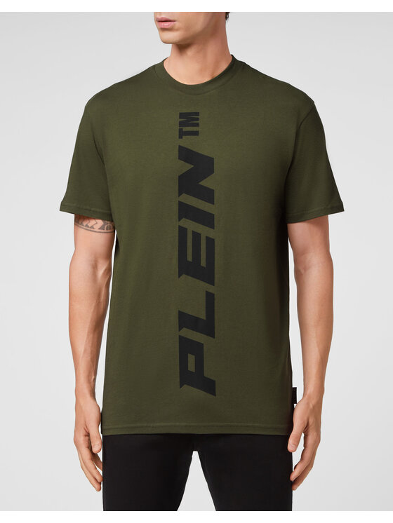 PHILIPP PLEIN PHILIPP PLEIN T-Shirt 3991 Zielony Regular Fit