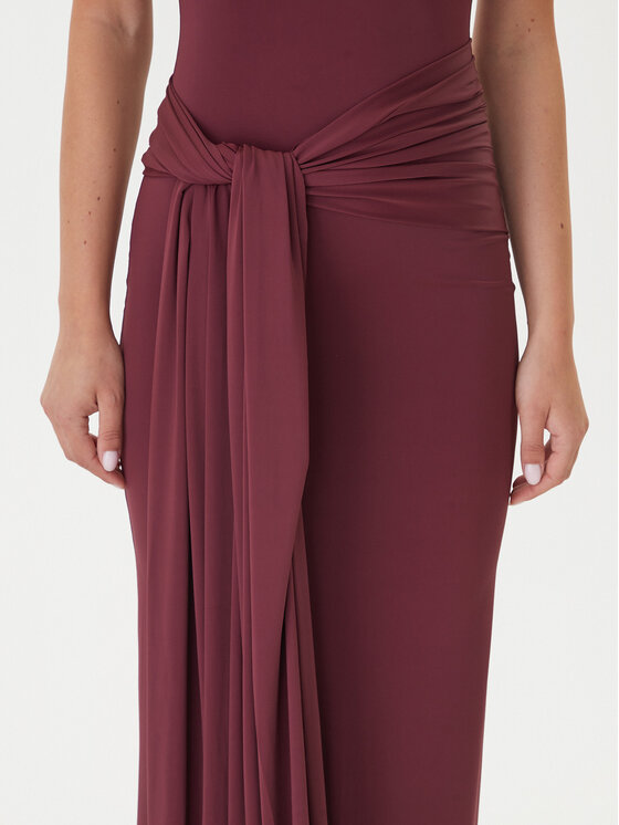 Bardot Bardot Večernja haljina Isadora 60102DB Tamnocrvena Regular Fit