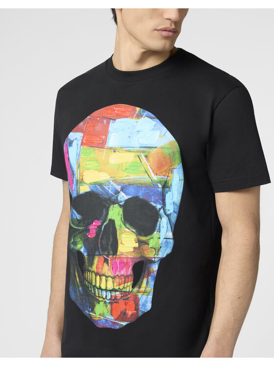 PHILIPP PLEIN PHILIPP PLEIN T-Shirt 30539 Černá Regular Fit