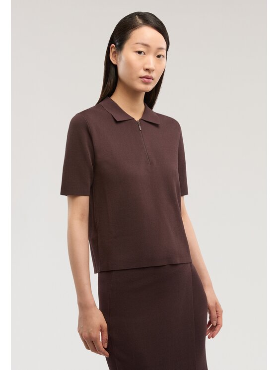 Trussardi Trussardi Sweter M7806001200N032 Brązowy Regular Fit