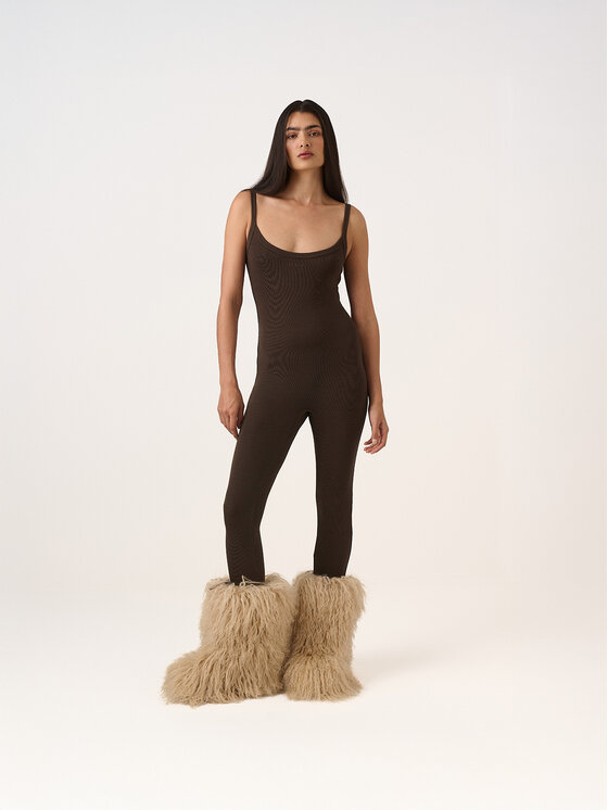 La Mania La Mania Jumpsuit BLAZE 2 Marrone Classic Fit
