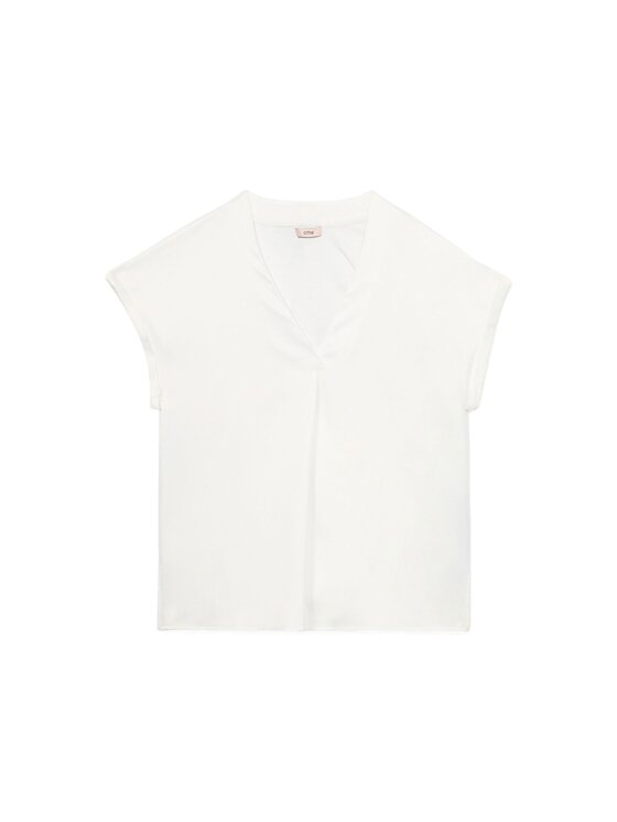 Oltre Oltre T-Shirt G268J003984N011 Biały Regular Fit