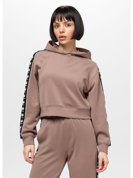 PITBULL PITBULL Bluza VERONA Brązowy Regular Fit