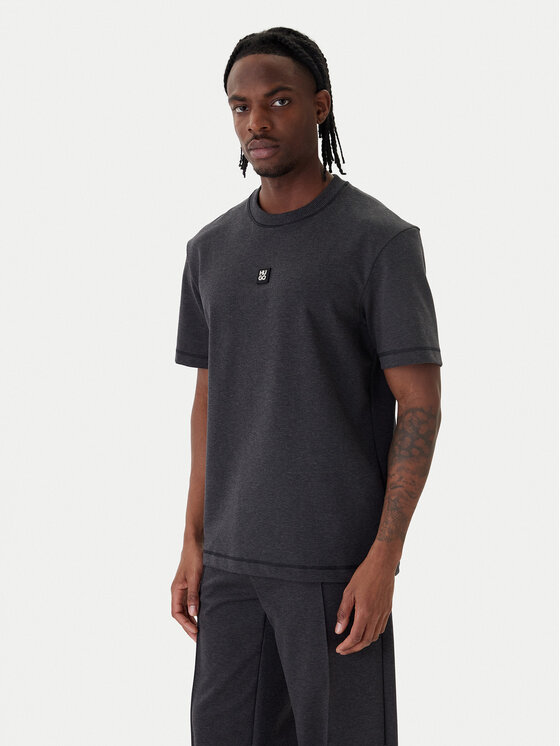 HUGO HUGO T-krekls Dilanso 50553173 Pelēks Relaxed Fit