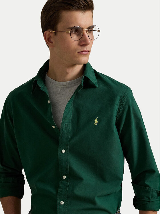 Polo Ralph Lauren Polo Ralph Lauren Srajca 710804257063 Zelena Slim Fit