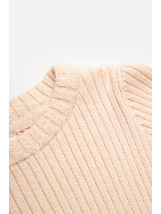 Coccodrillo Coccodrillo Sweter ZC3172101WGK-002 Beżowy Regular Fit