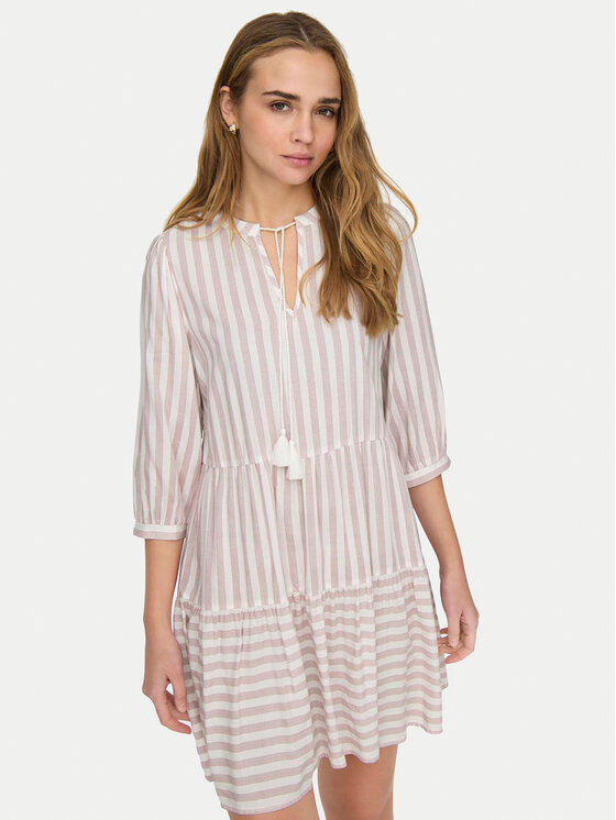 ONLY ONLY Rochie de vară Kaya 15220521 Roz Regular Fit